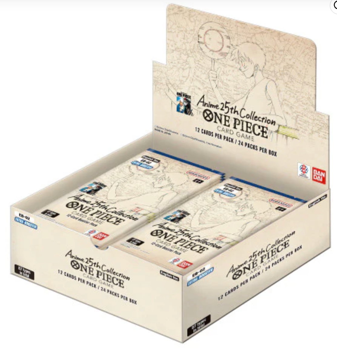 One Piece Card Game Extra Booster Box EB-02 Anime 25th Collection