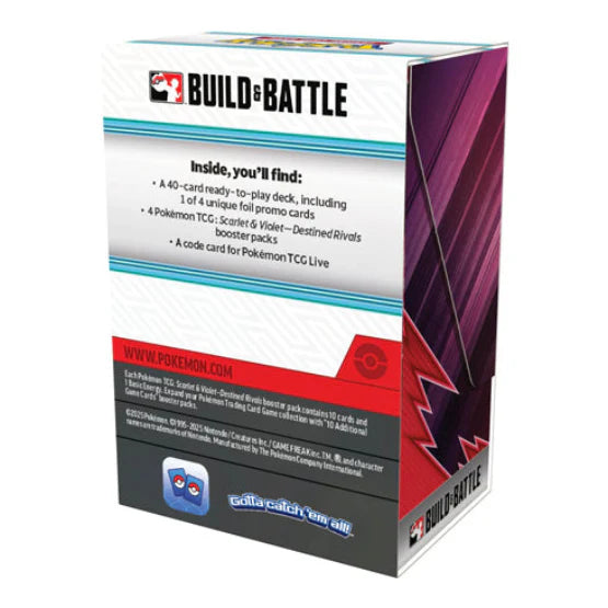 Scarlet & Violet Destined Rivals Build & Battle Box POKEMON TCG
