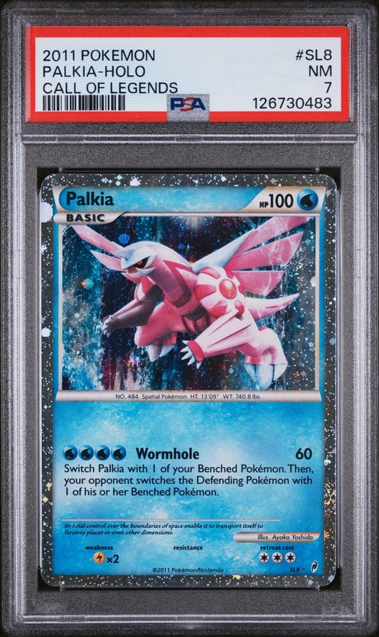PSA 7 2011 PALKIA HOLO SL8 CALL OF LEGENDS
