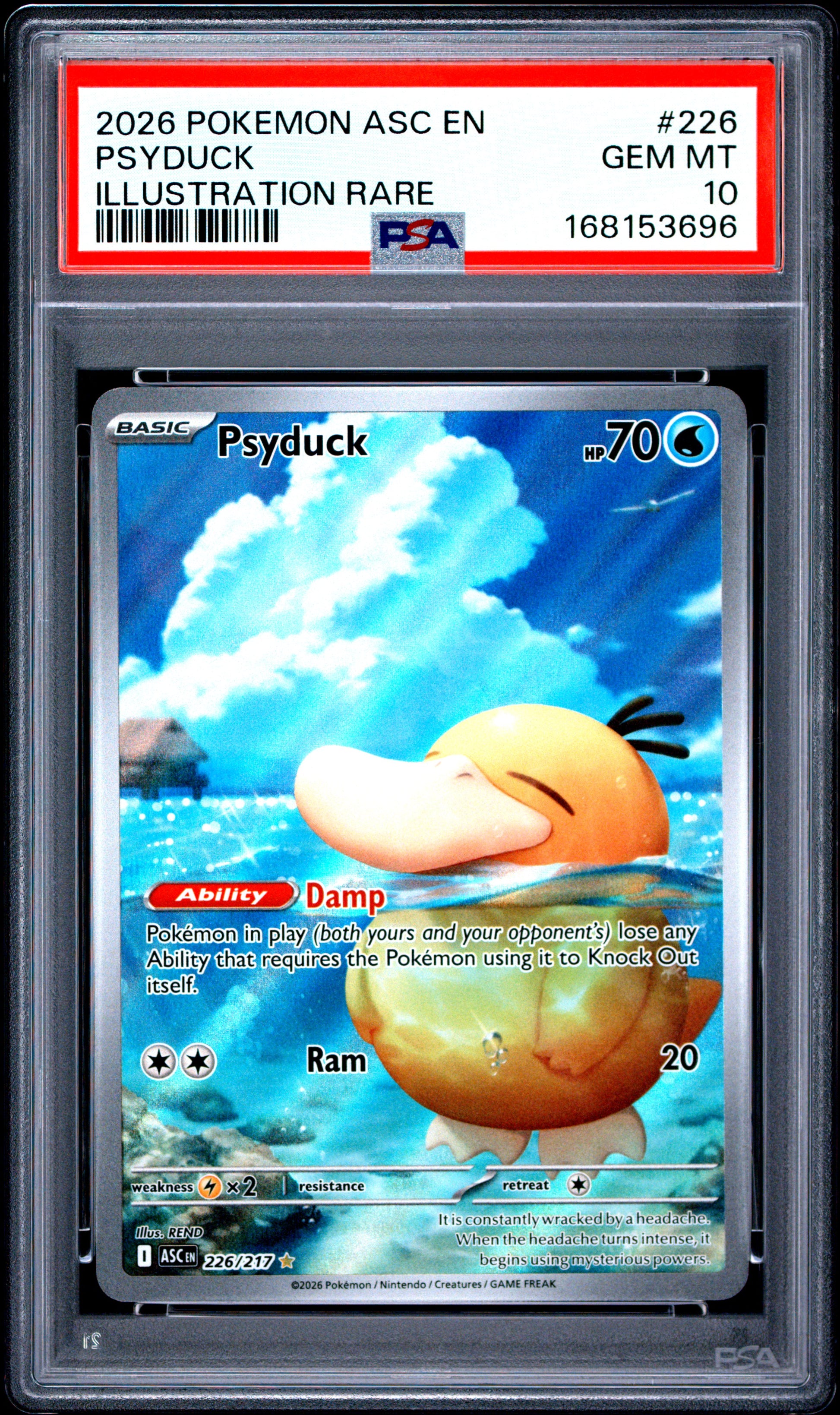 PSA 10 2026 PSYDUCK 226 ASCENDED HEROES
