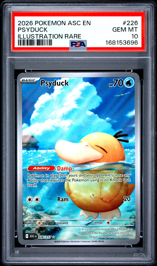 PSA 10 2026 PSYDUCK 226 ASCENDED HEROES