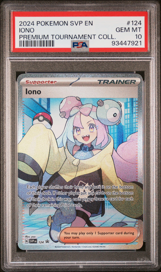 PSA 10 2024 IONO 124 SVP EN-SV BLACK STAR PROMO
