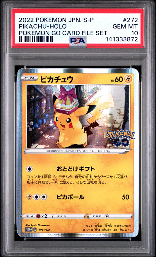 PSA 10 2022 PIKACHU HOLO 272 S PROMO