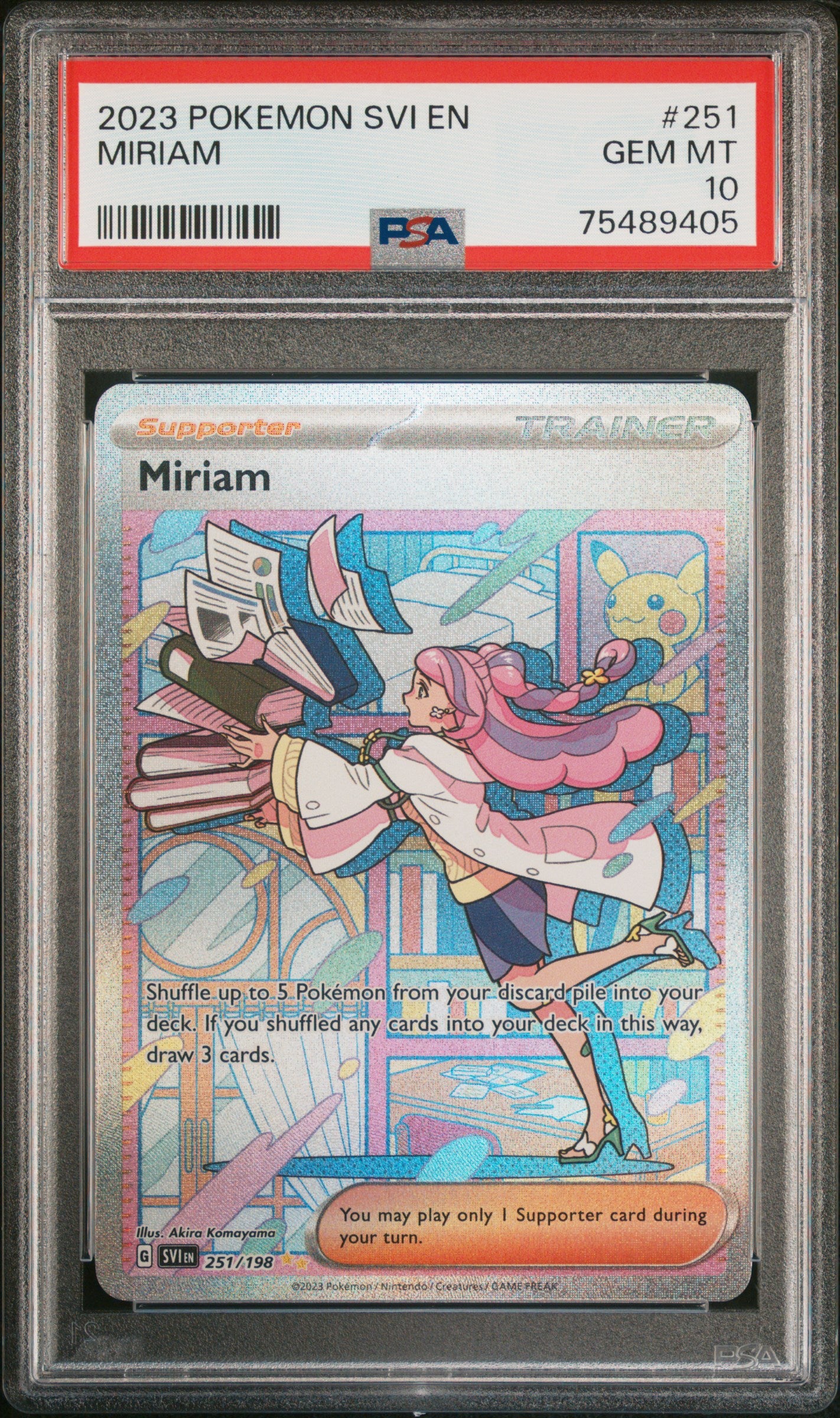 PSA 10 2023 MIRIAM 251 SVI EN-SCARLET & VIOLET