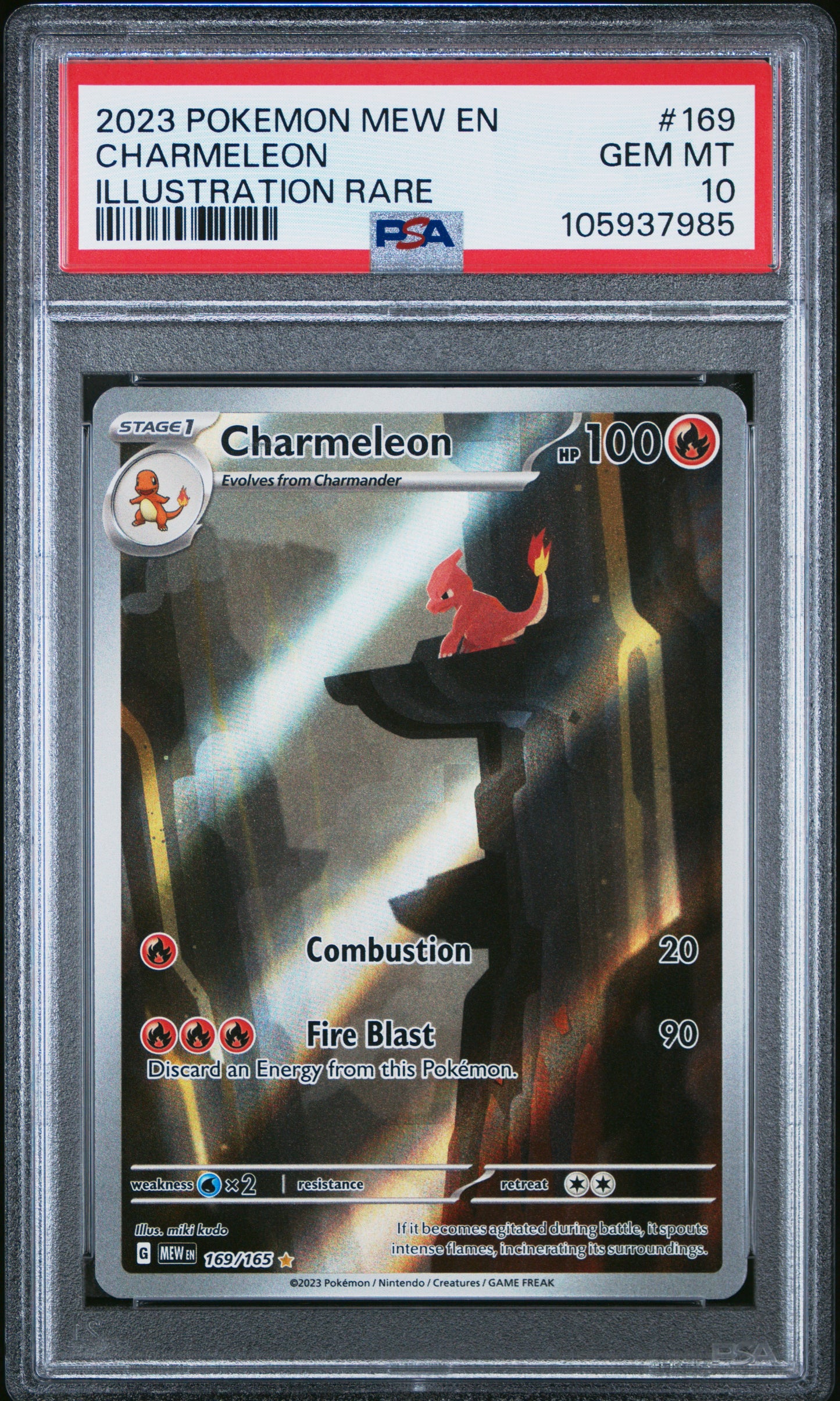 PSA 10 2023 CHARMELEON 169 151