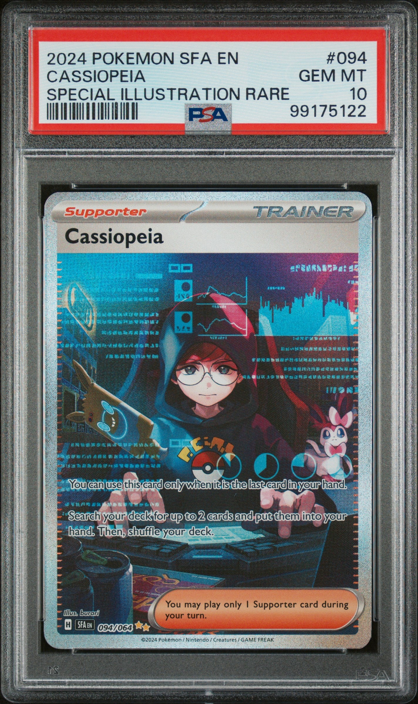 PSA 10 2024 CASSIOPEIA 094 SFA EN-SHROUDED FABLE