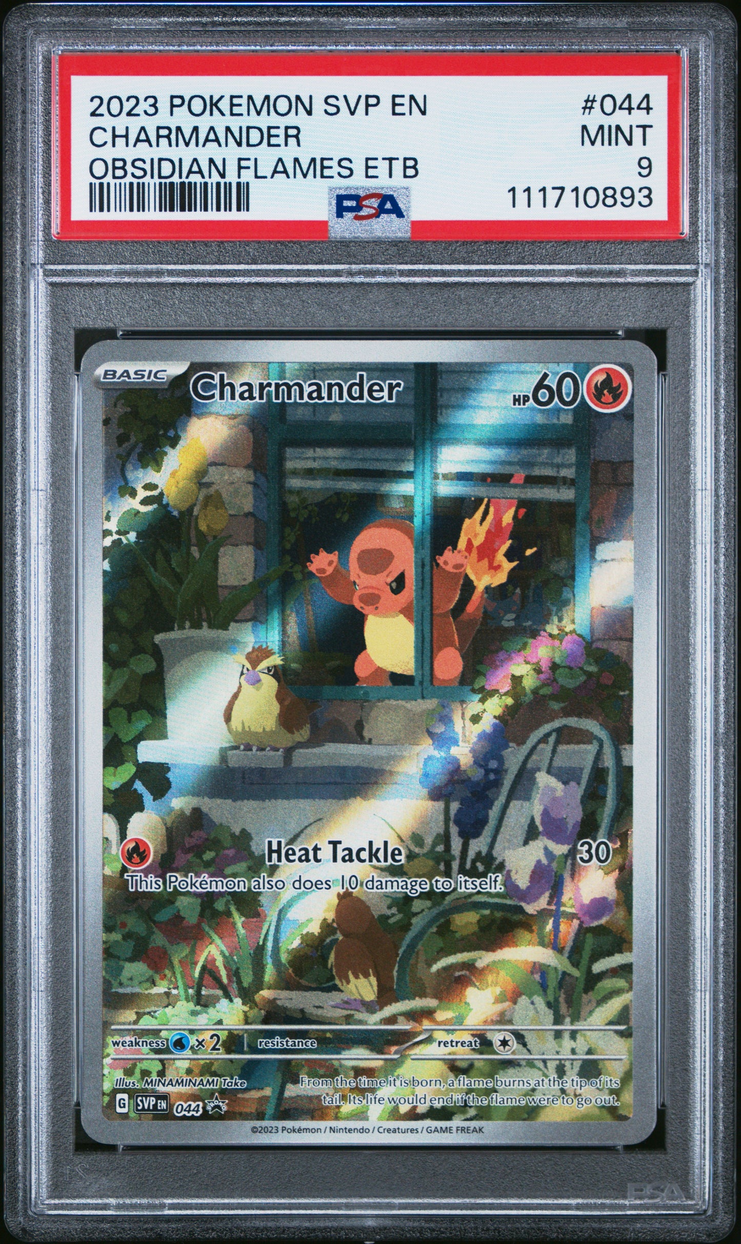 PSA 9 2023 CHARMANDER 044 SVP EN-SV BLACK STAR PROMO