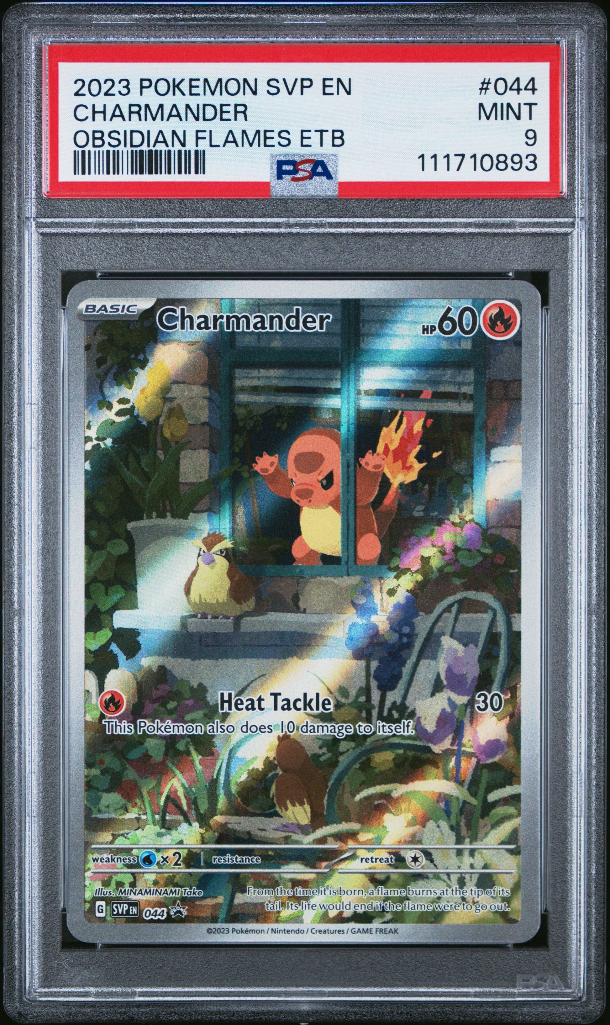 PSA 9 2023 CHARMANDER 044 SVP EN-SV BLACK STAR PROMO