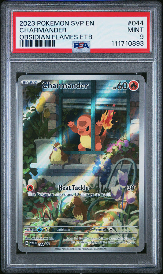 PSA 9 2023 CHARMANDER 044 SVP EN-SV BLACK STAR PROMO