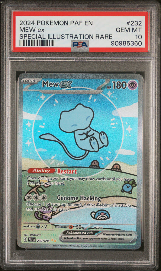 PSA 10 2024 MEW EX 232 PAF EN-PALDEAN FATES