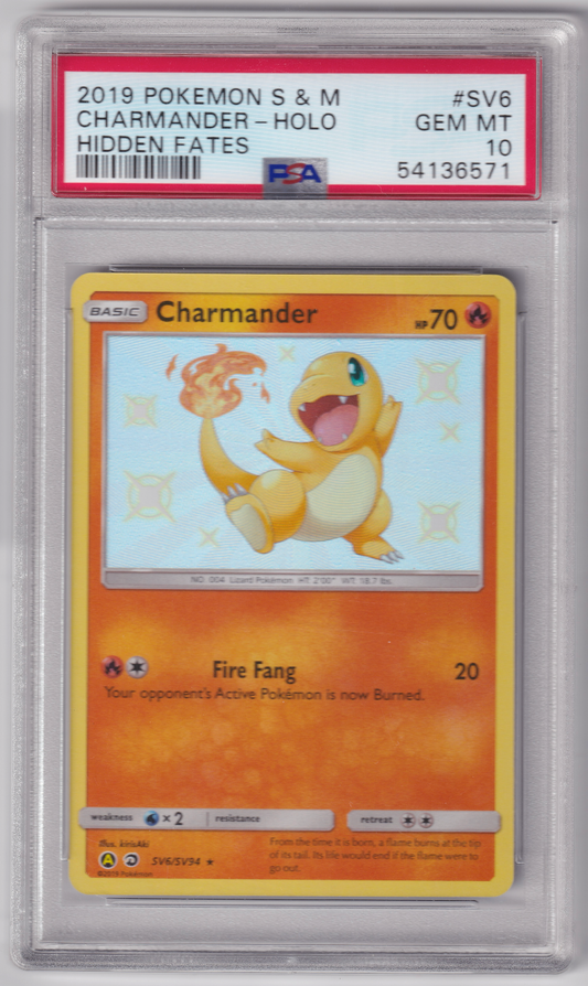 PSA 10 2019 CHARMANDER (SV6/SV94)