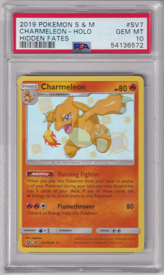 PSA 10 2019 CHARMELEON (SV7/SV94)
