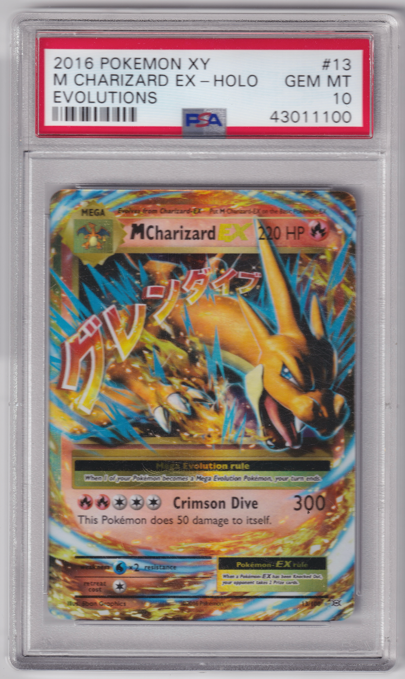 PSA 10 2016 CHARIZARD EX (13/108)