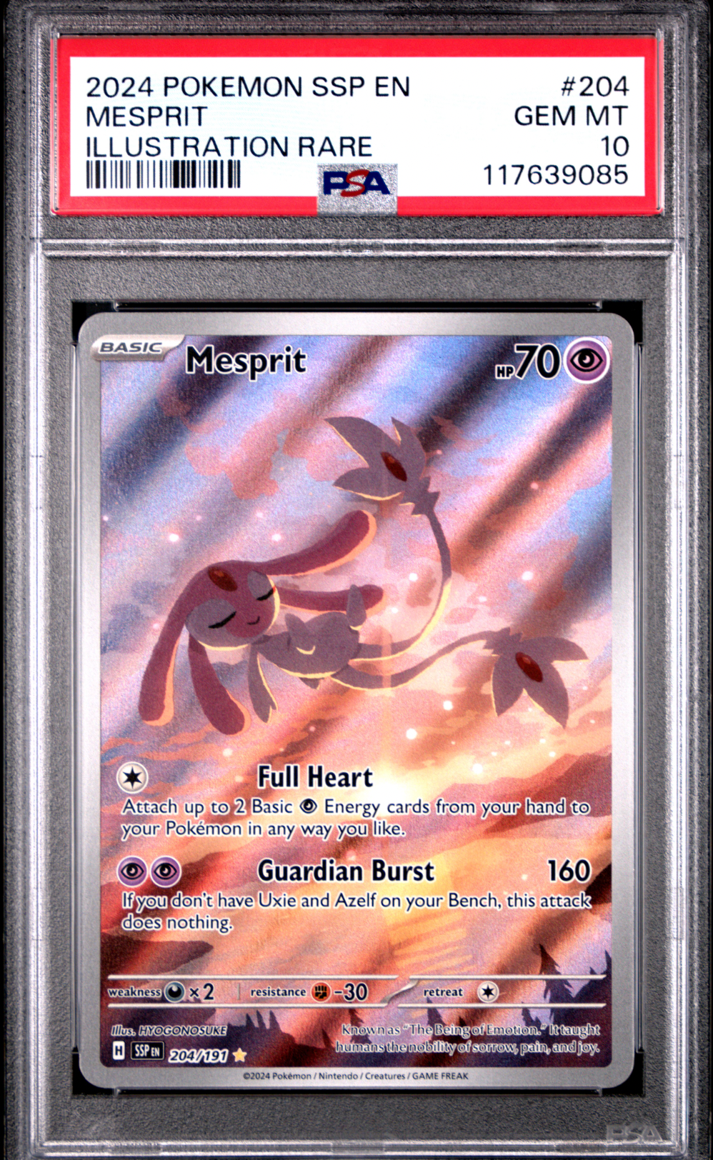 PSA 10 2024 MESPRIT (204/191)