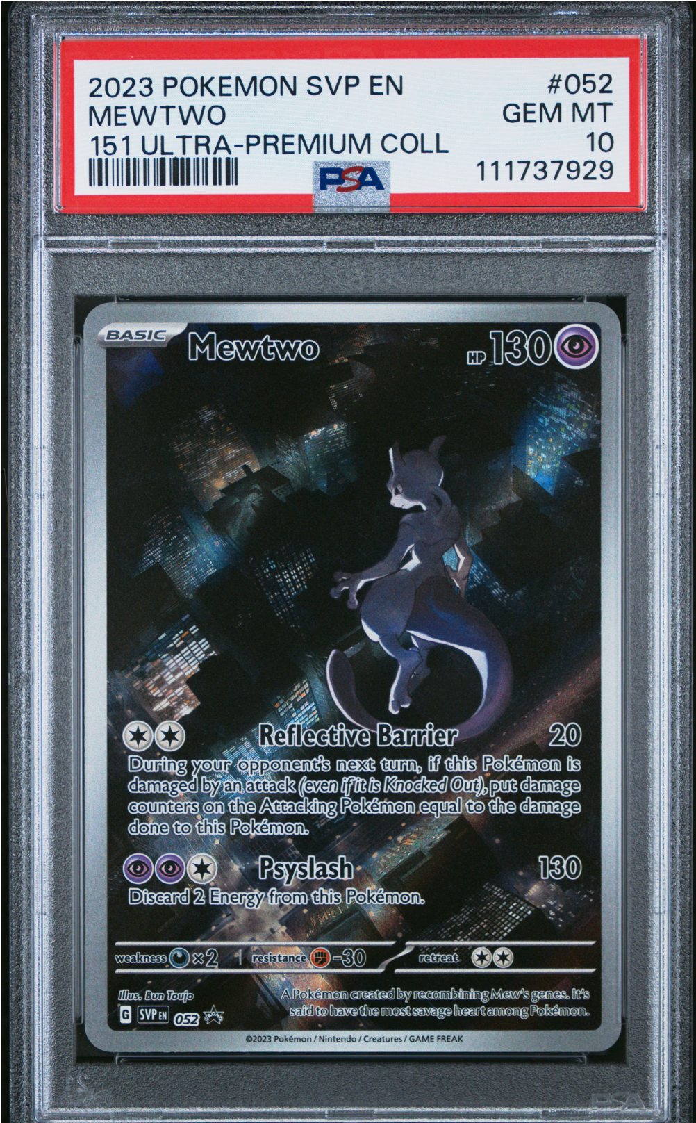 PSA 10 2023 MEWTWO (052)