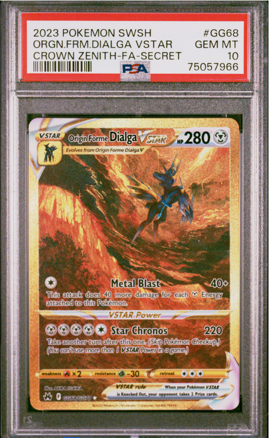 PSA 10 2023 DIALGA VSTAR (GG68/GG70)