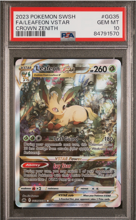 PSA 10 2023 LEAFEON VSTAR (GG35/GG70)
