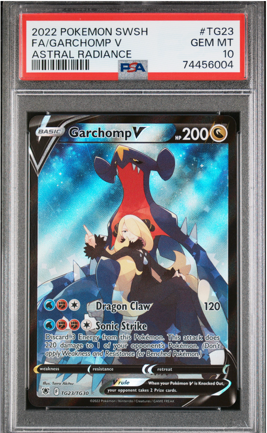 2022 PSA 10 GARCHOMP V (TG23/TG30)