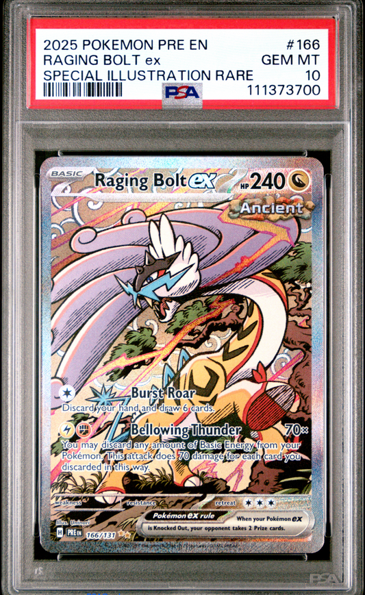 PSA 10 2025 RAGING BOLT (166/131)