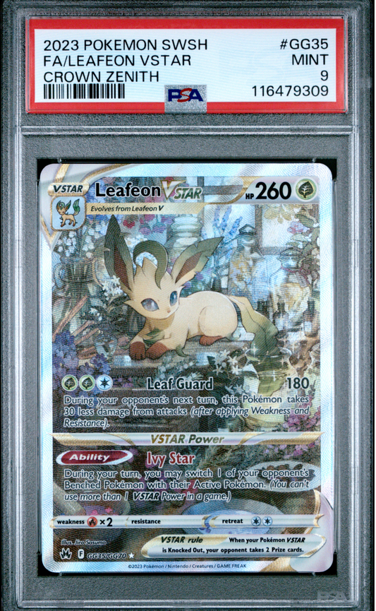 PSA 9 2023 LEAFEON VSTAR (GG35/GG70)