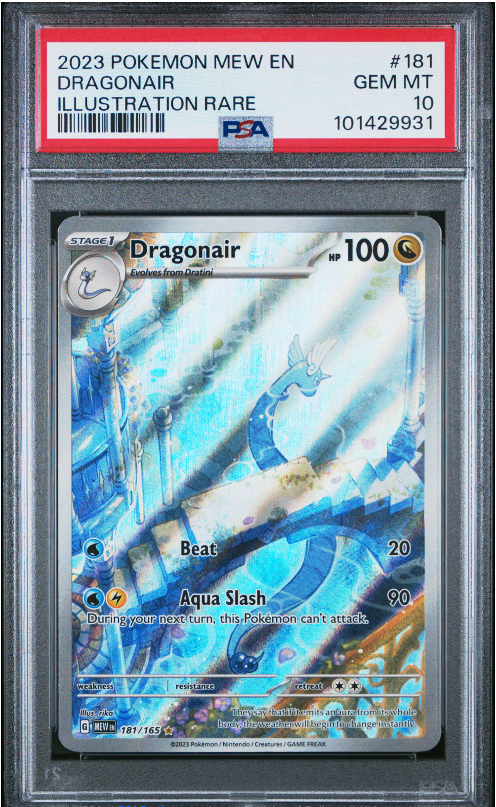 PSA 10 2023 DRAGONAIR (181/165)
