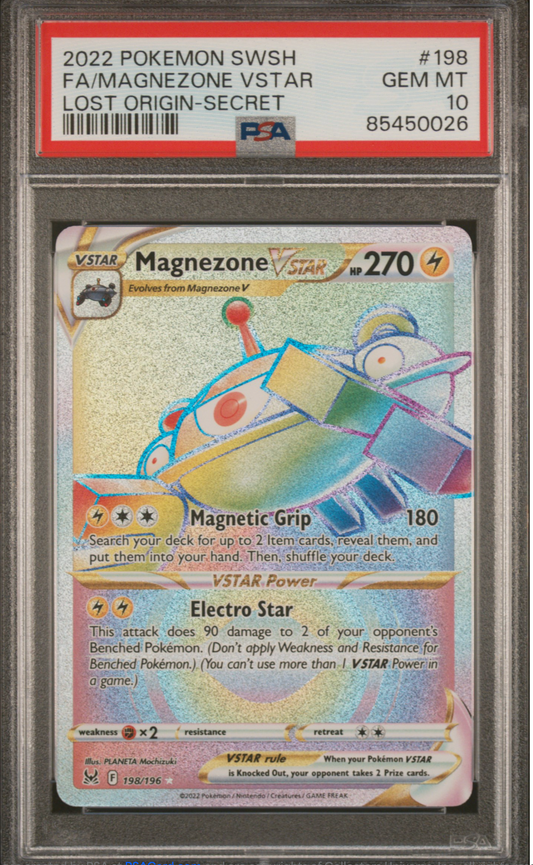 PSA 10 2022 MAGNEZONE VSTAR (198/196)