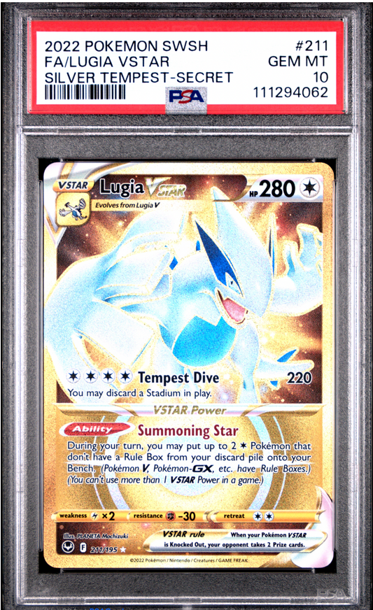 PSA 10 2022 LUGIA VSTAR (211/195)