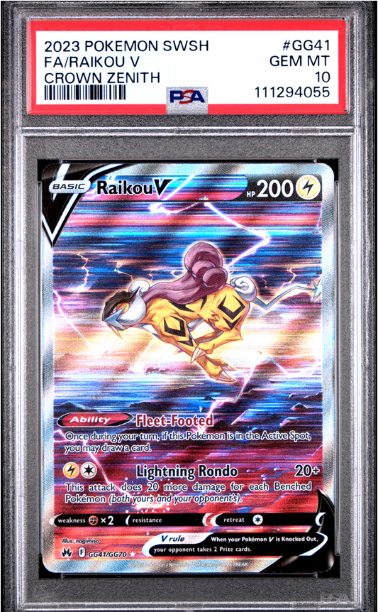 PSA 10 2023 RAIKOU V (GG41/GG70)