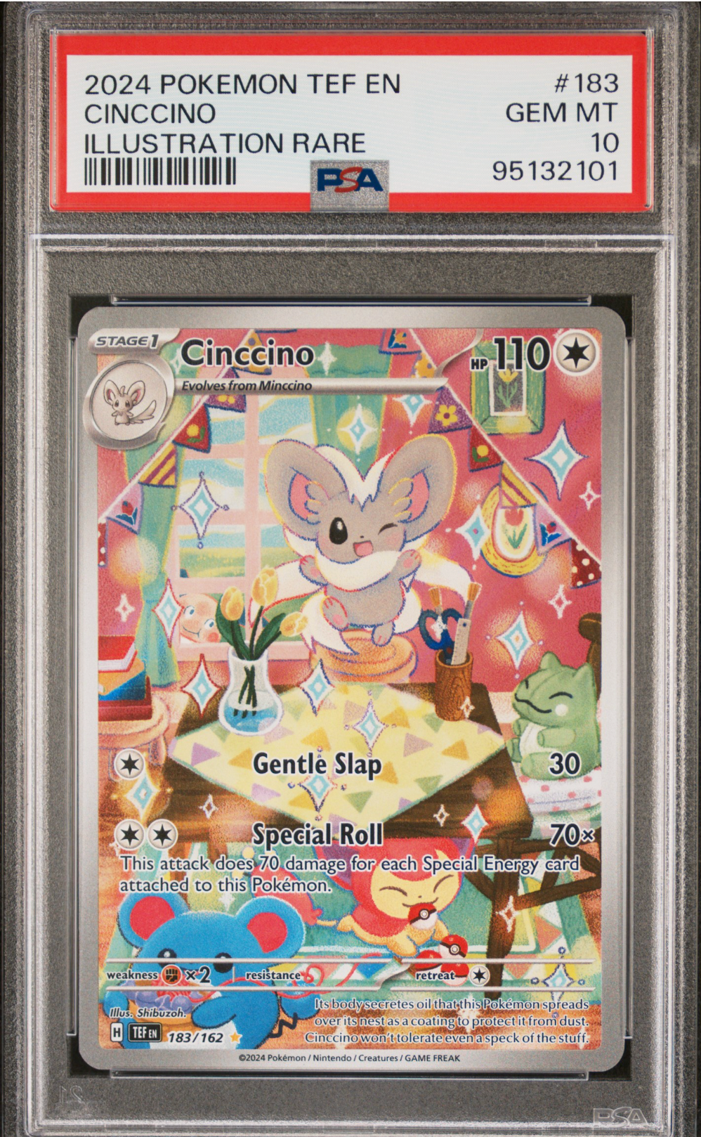 PSA 10 2024 CINCCINO (183/162)