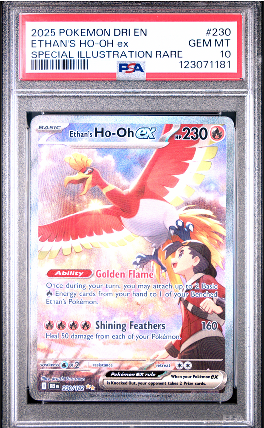 2025 PSA 10 ETHAN'S HO-OH (230/182)