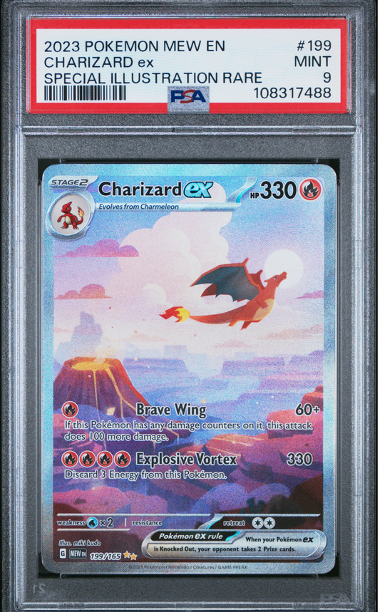 PSA 9 2023 CHARIZARD (199/165)