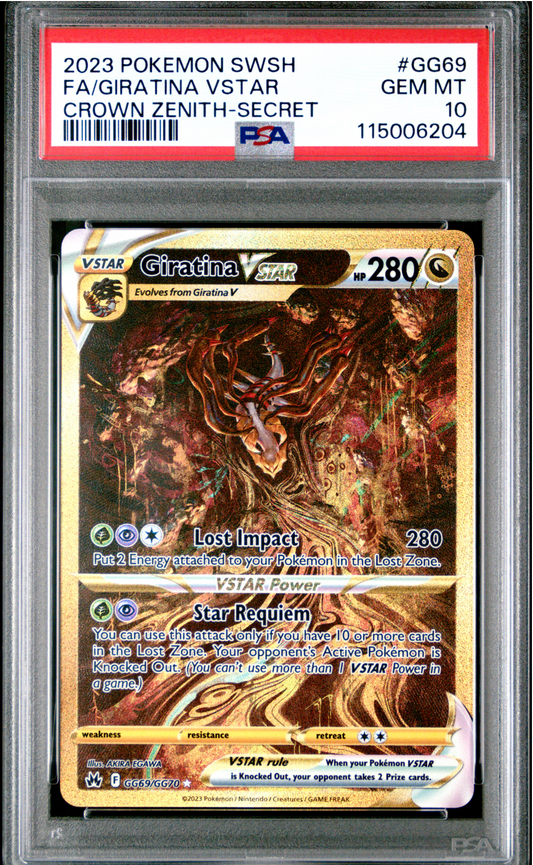PSA 10 2023 GIRATINA VSTAR (GG69/GG70)