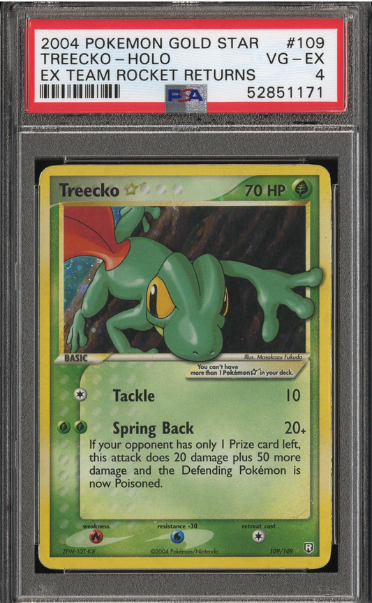 PSA 4 2004 TREECKO GOLD STAR(109/109)