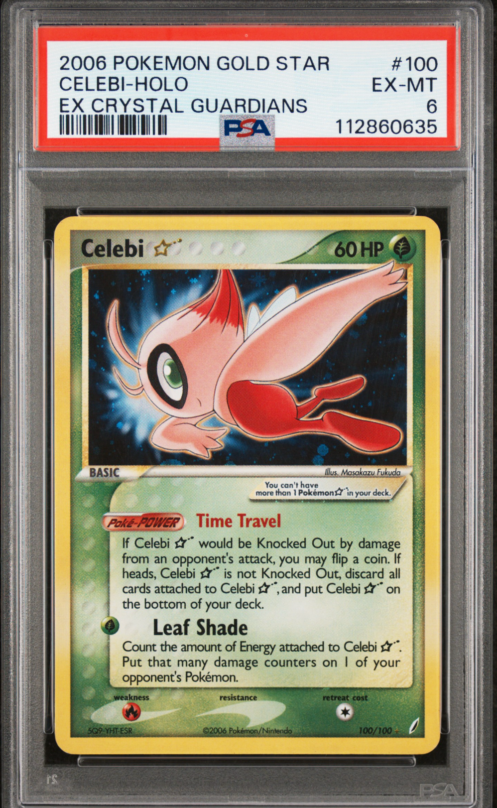 PSA 6 2006 CELEBI GOLD STAR (100/100)