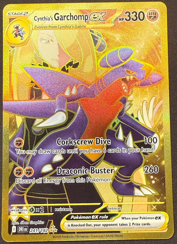 CYNTHIA'S GARCHOMP EX (241/182)