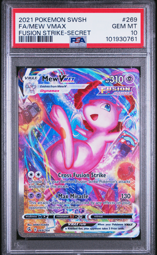 PSA 10 2021 MEW VMAX (269/264)