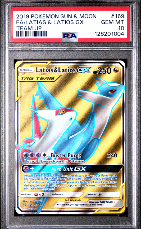 PSA 10 2019 LATIAS & LATIOS GX (169/181)