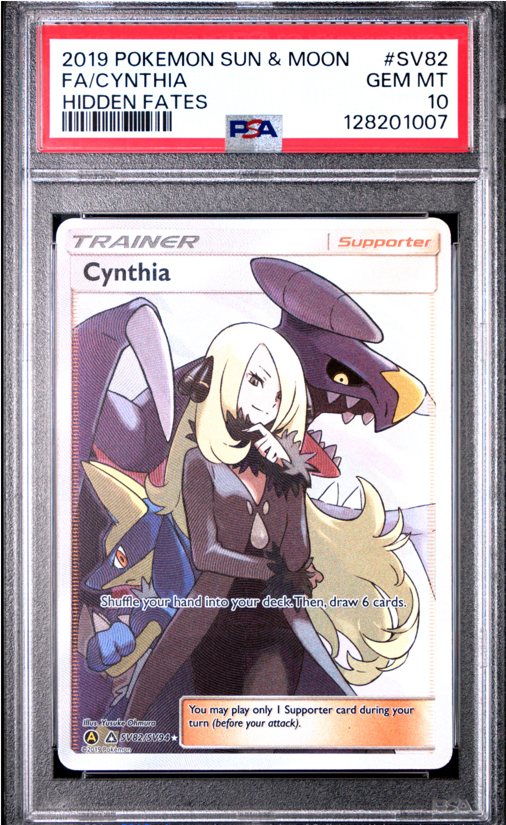 PSA 10 2019 CYNTHIA (SV82/SV94)