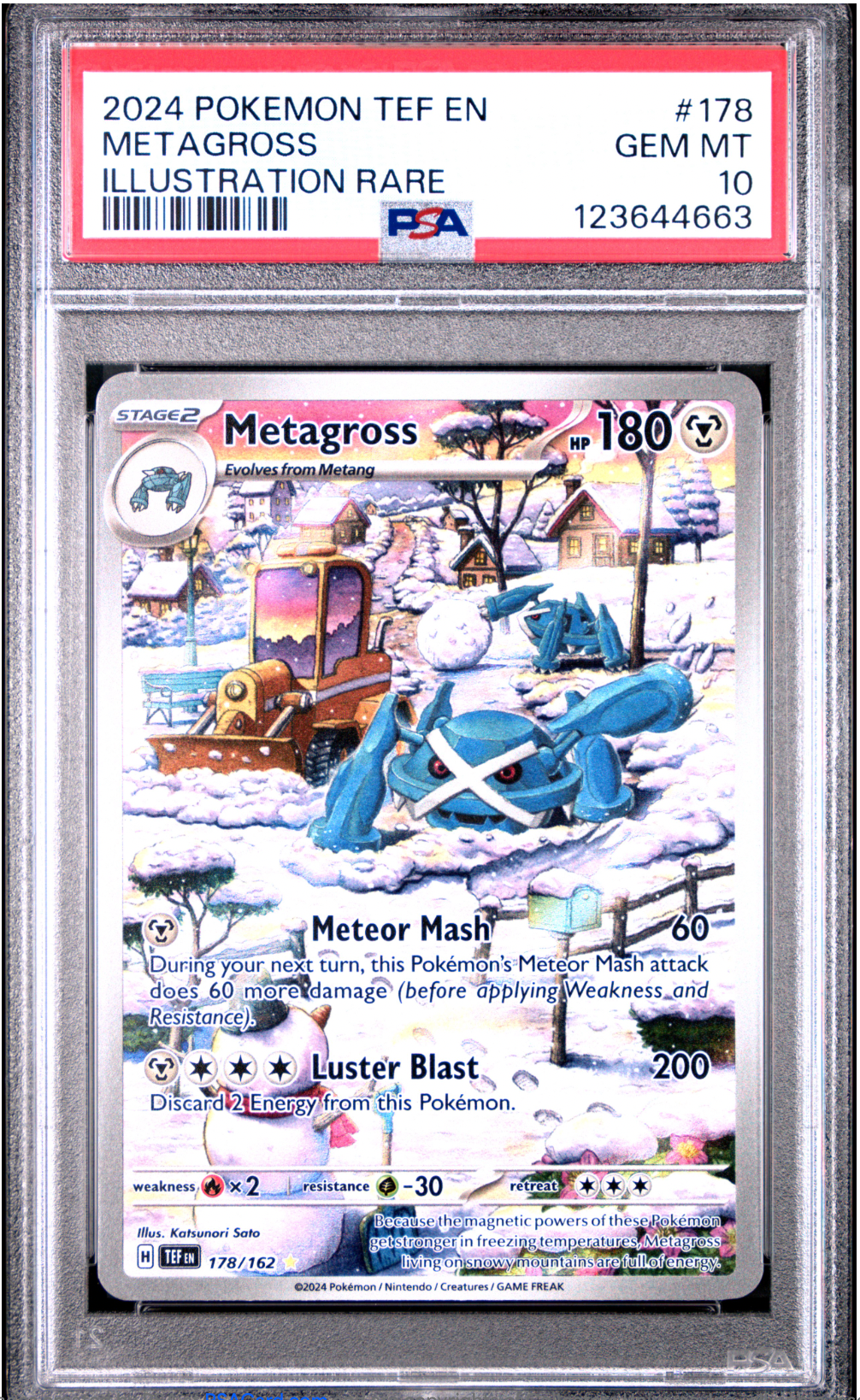 PSA 10 2024 METAGROSS (178/162)