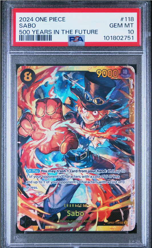 PSA 10 2024 SABO (OP07-118)