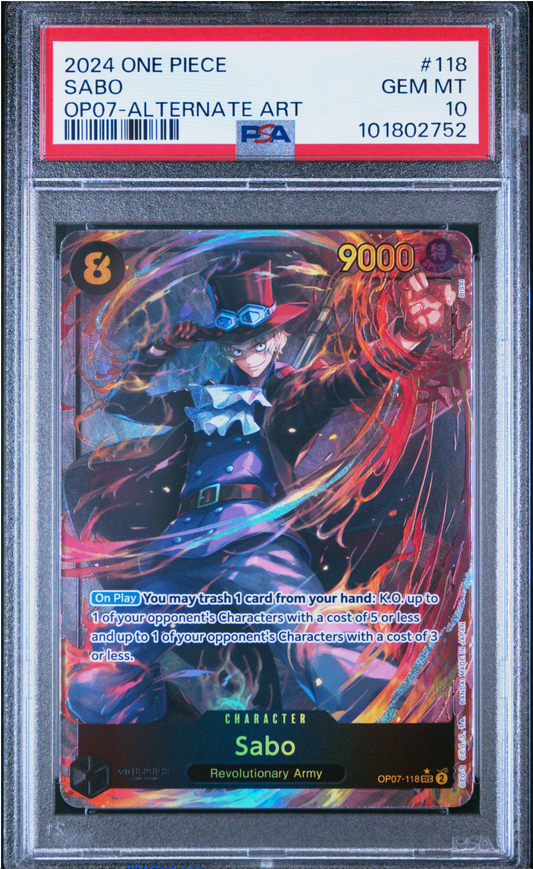 PSA 10 2024 SABO (OP07-118)