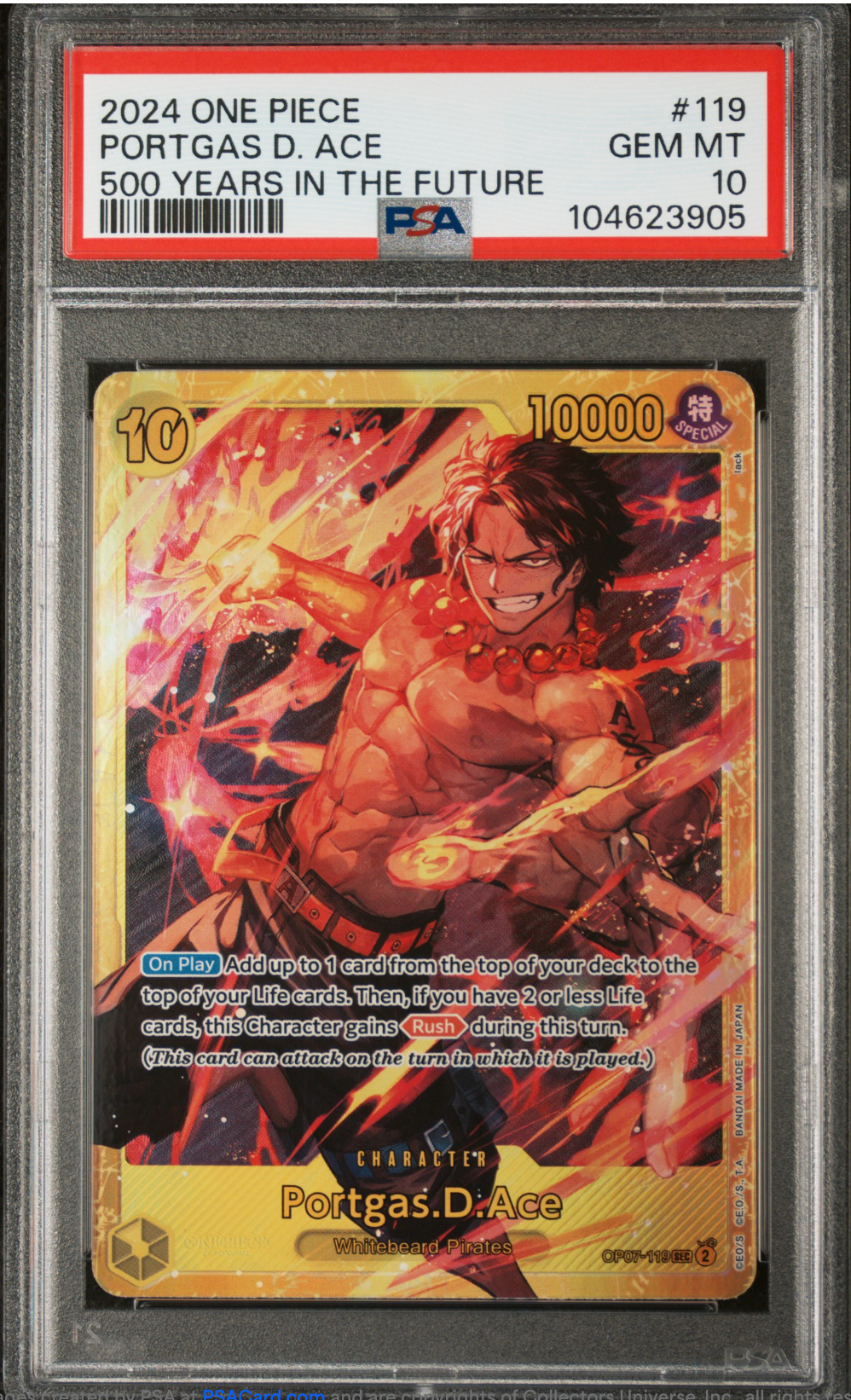 PSA 10 2024 PORTGAS D ACE (OP07-119)