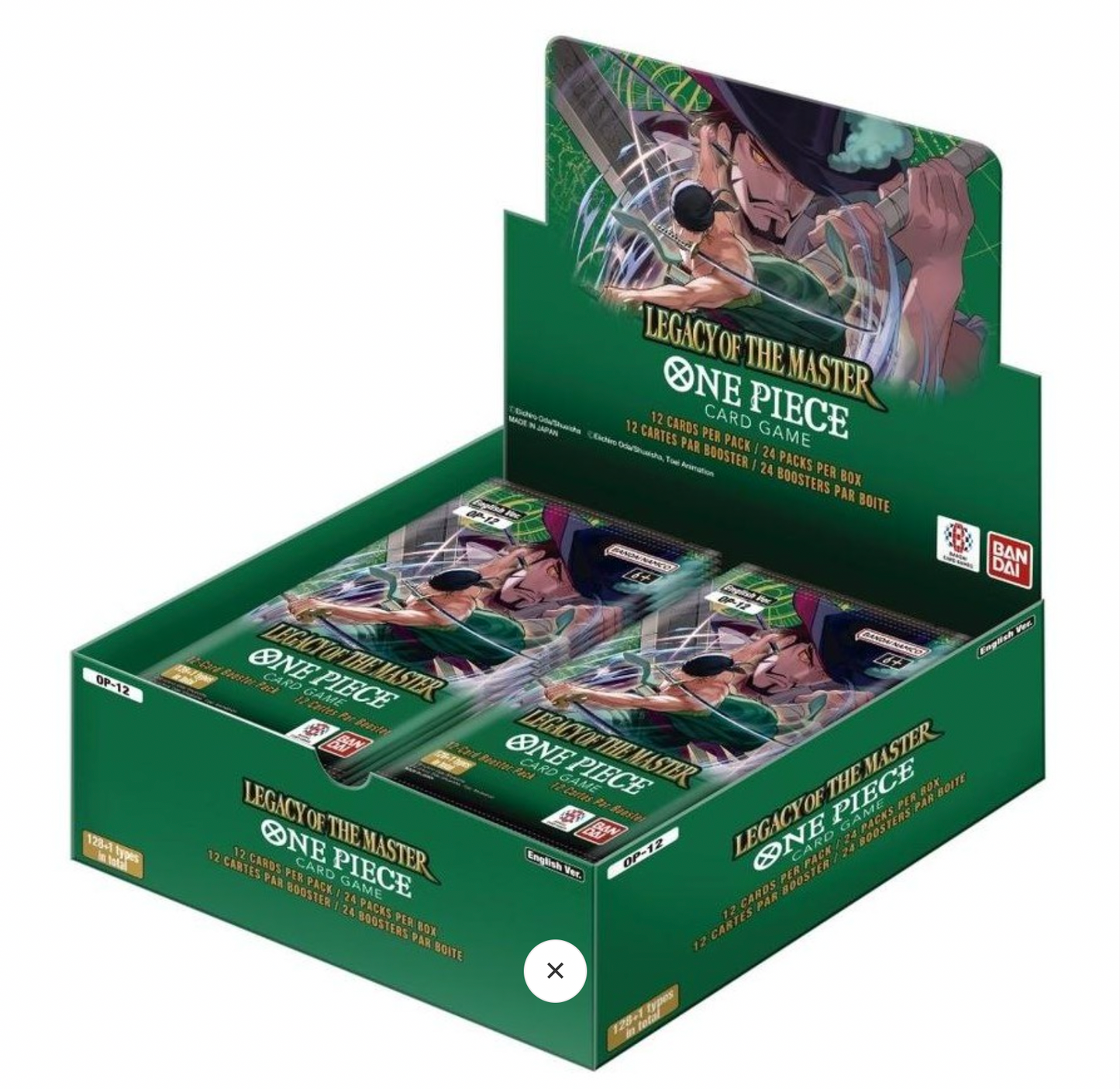 One Piece Card Game OP-12 Legacy Of The Master Booster Box