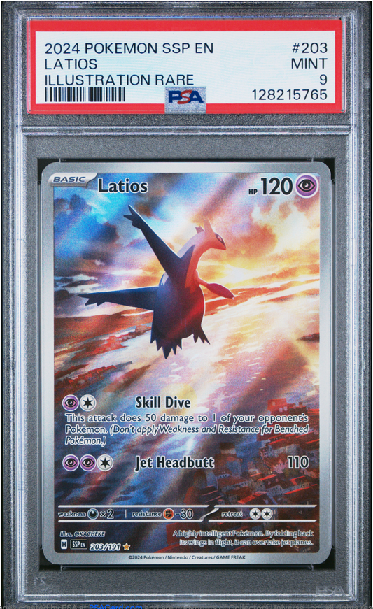PSA 9 2024 LATIOS (203/191)