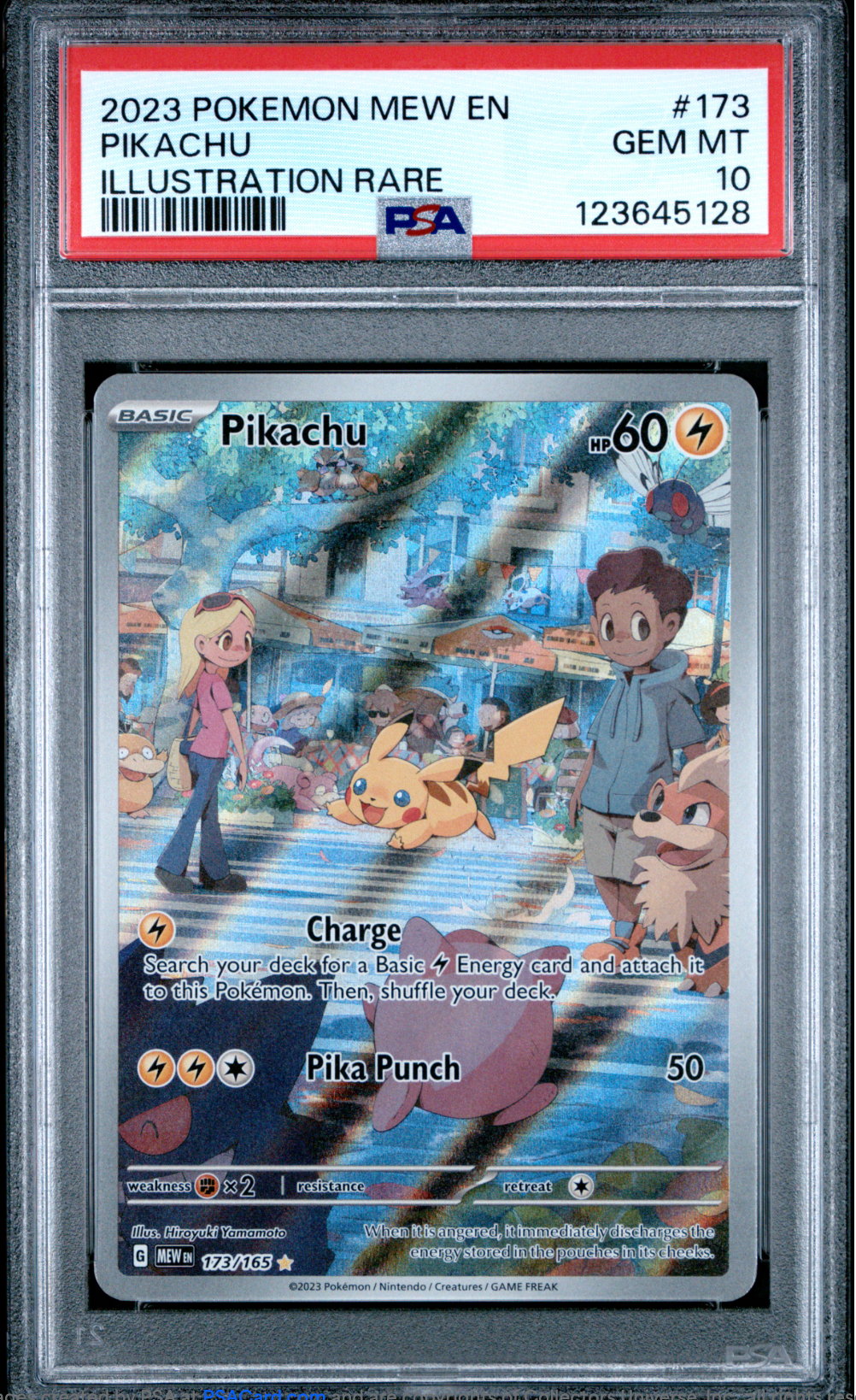 PSA 10 2023 PIKACHU (173/165)