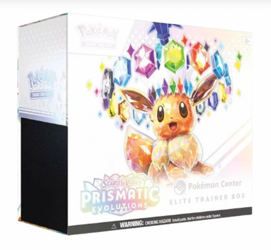 Pokemon TCG Prismatic Evolutions Pokemon Center Elite Trainer Box