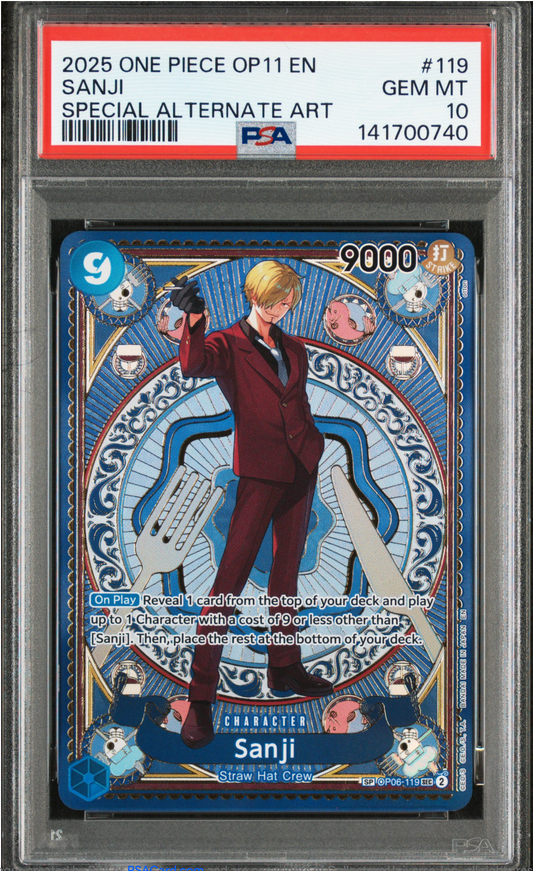 PSA 10 2025 SANJI (OP06-119)