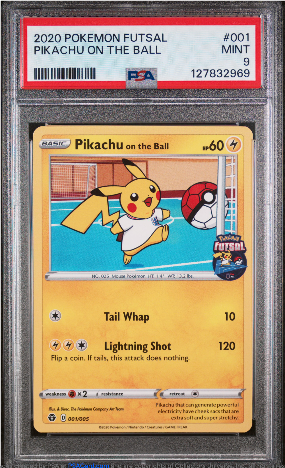 PSA 9 2020 PIKACHU ON THE BALL (001/005)