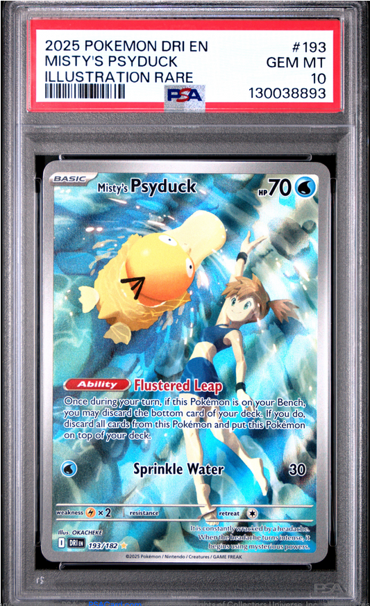 PSA 10 2025 MISTY'S PSYDUCK (193/182)