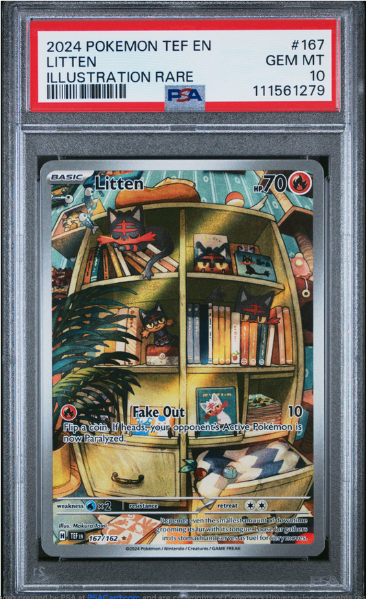 PSA 10 2024 LITTEN (167/162)